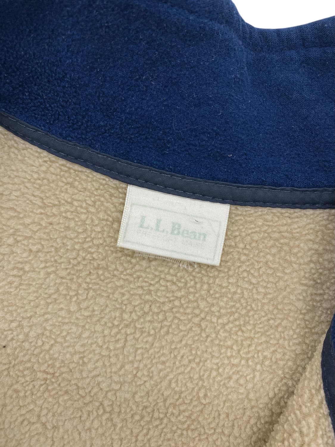 8-90’s 엘엘빈 플리스 하프집업 풀오버  상품이미지9