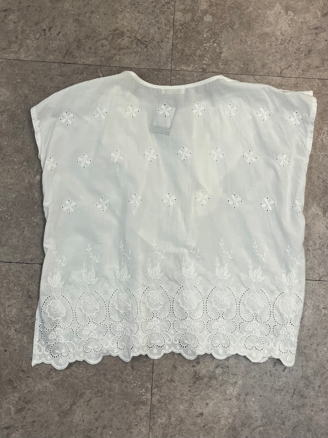 빈티지 펀칭 블라우스 화이트 #csz4093 상품이미지8