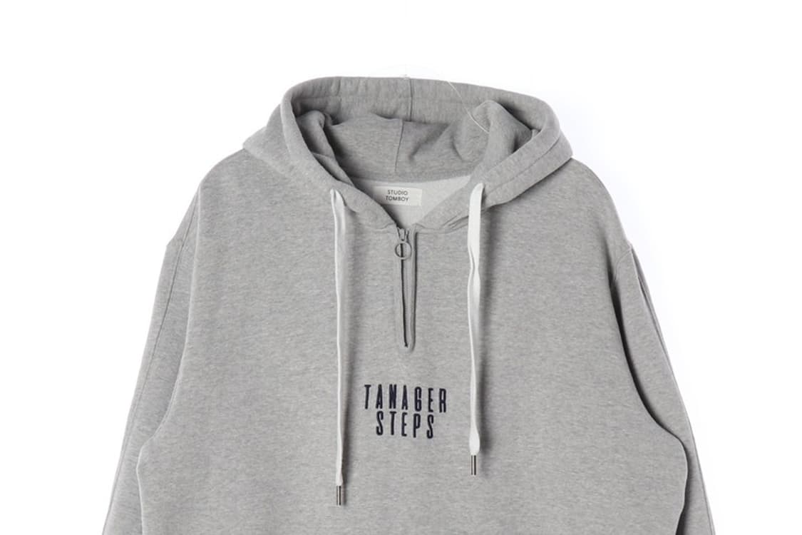 스튜디오 톰보이 기모 후드 롱원피스 F 상품이미지3