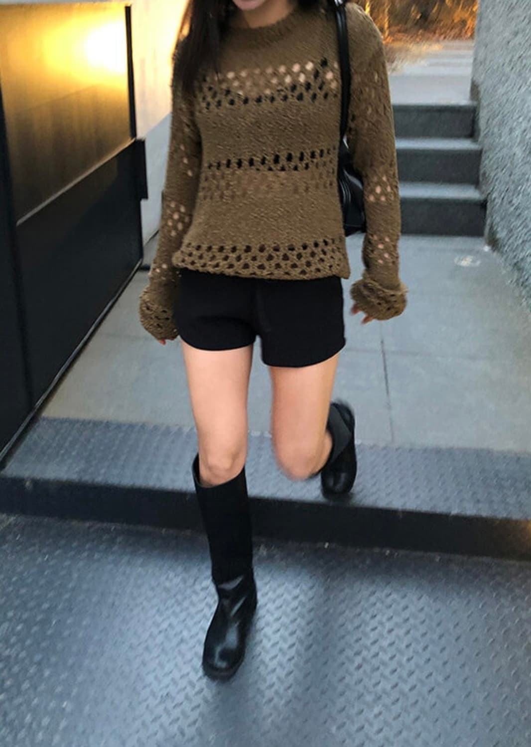 펀칭 그물 니트 (미착용 새상품) 상품이미지5