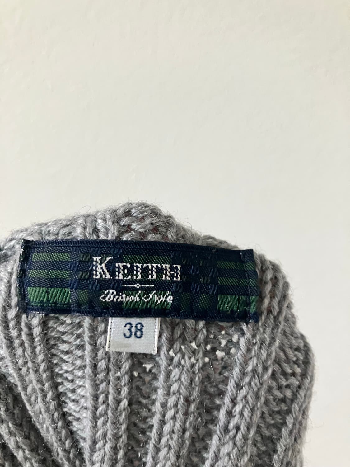 KEITH 키이스 보트넥 울100 눈꽃패턴 니트 상품이미지5