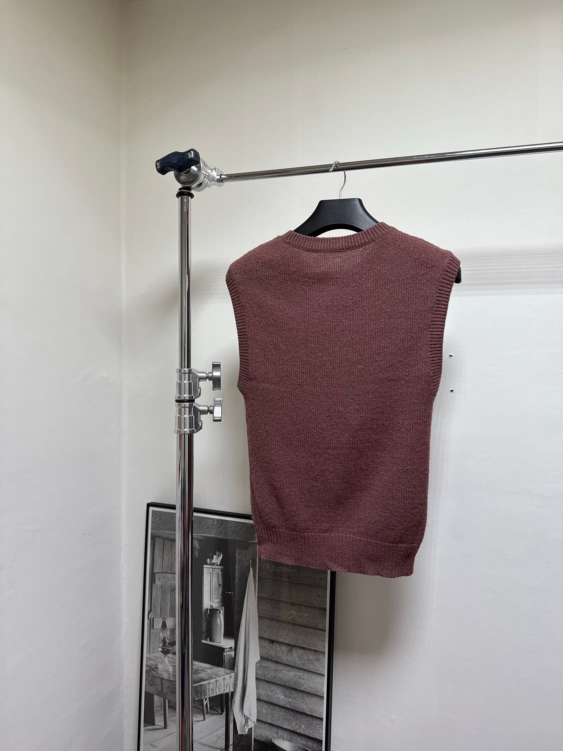 오라리 PURE SHETLAND KNIT VEST 니트 베스트 상품이미지3