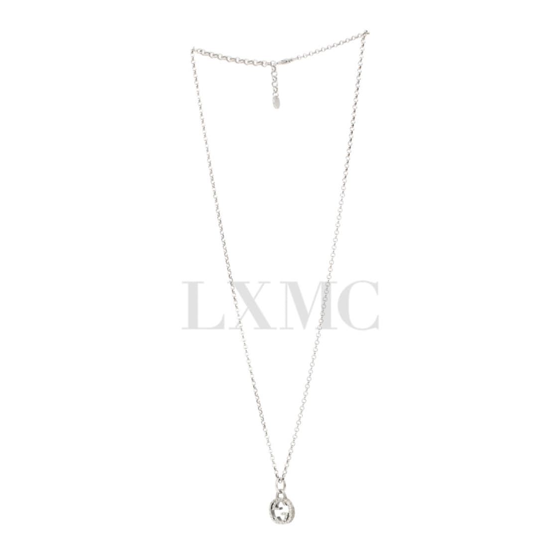 구찌 인터로킹 실버목걸이 GG로고 체인 네크리스 455535 상품이미지6