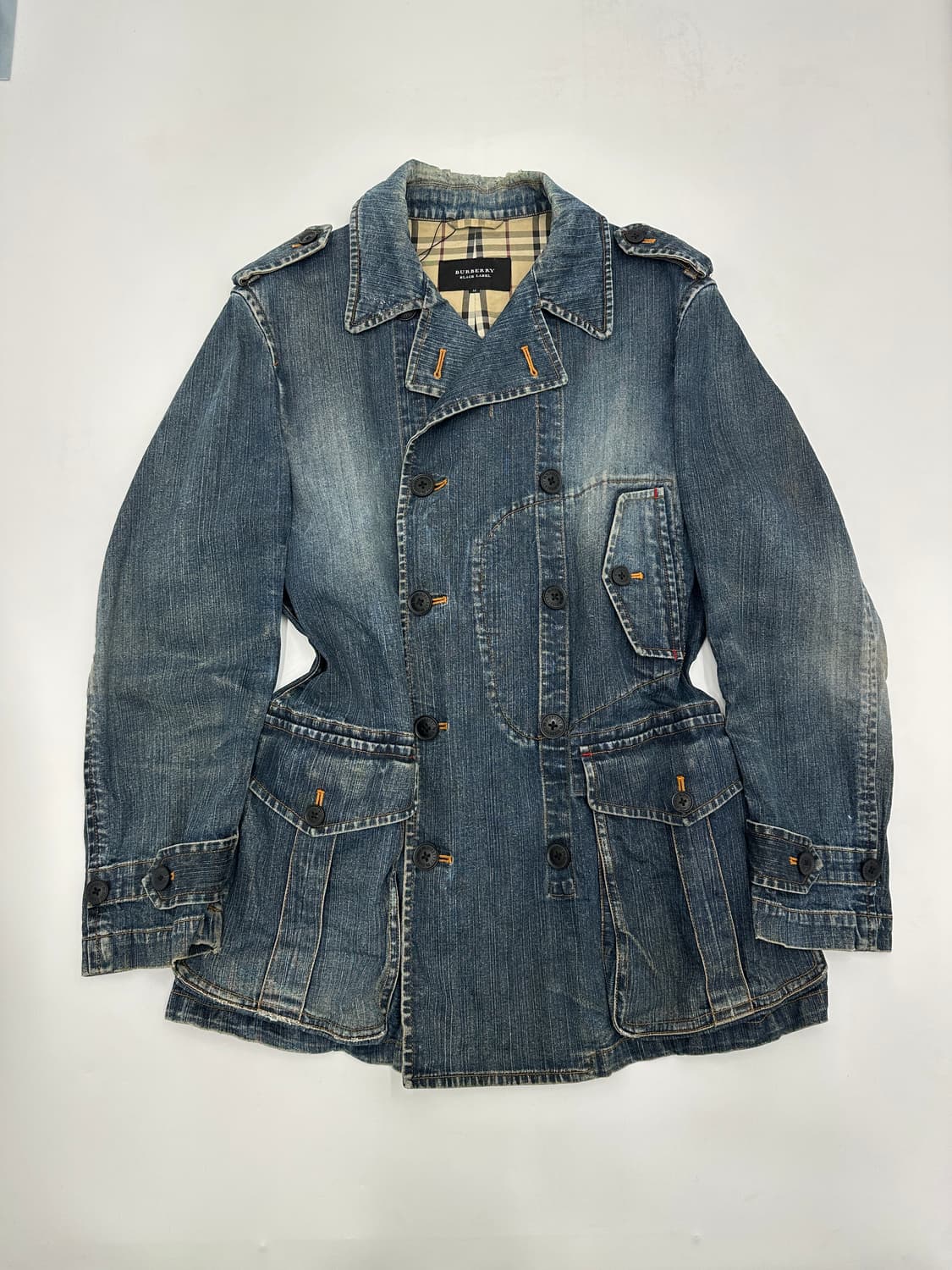 버버리 여성 데님 트렌치 코트 상품이미지1