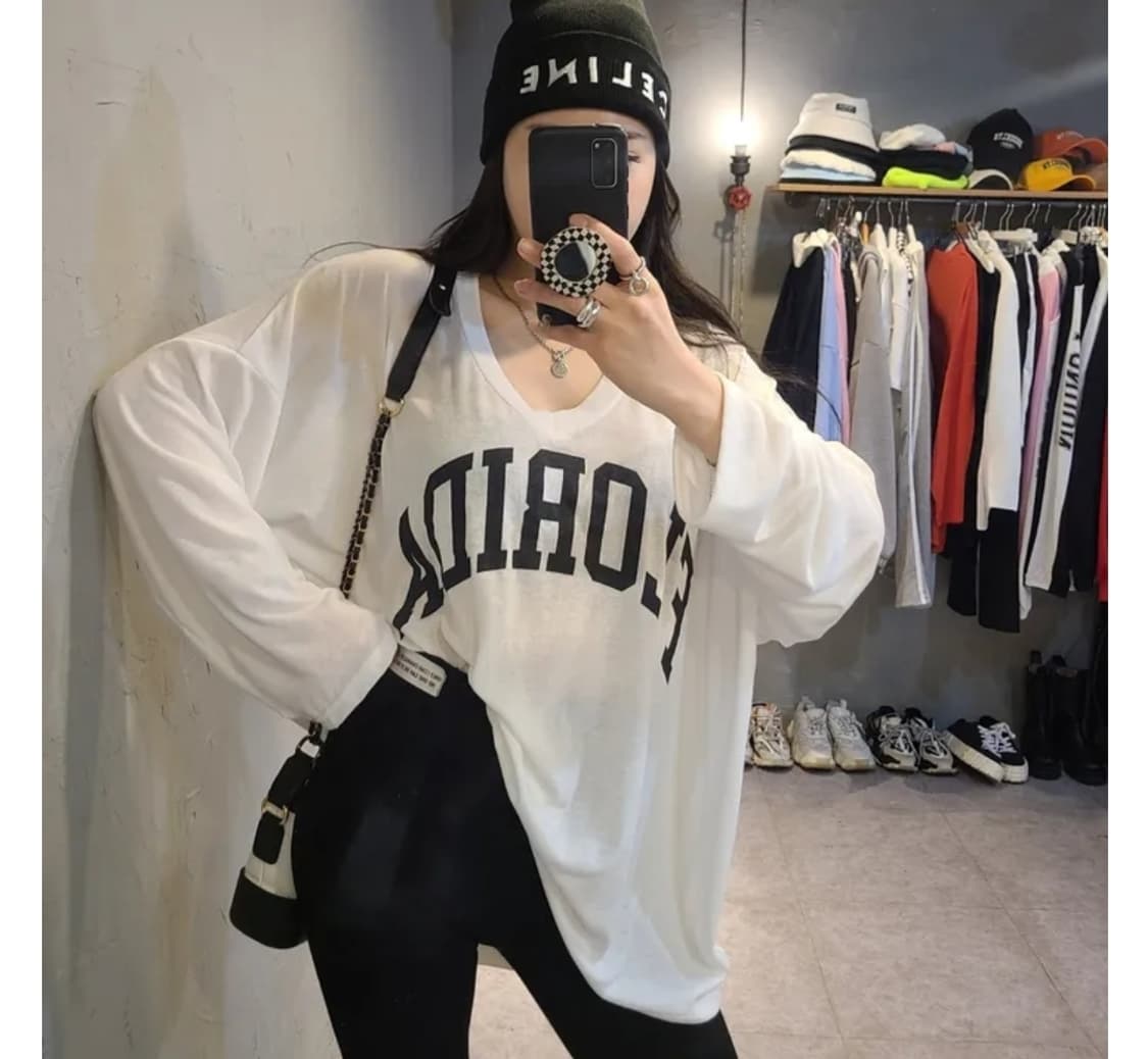 썸머 박시핏 여름 긴팔티 상품이미지6