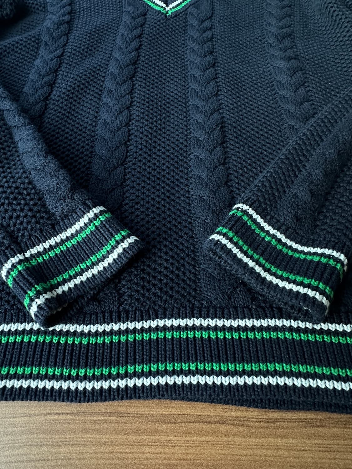 랄프로렌 크리켓 꽈배기 니트 S 상품이미지5