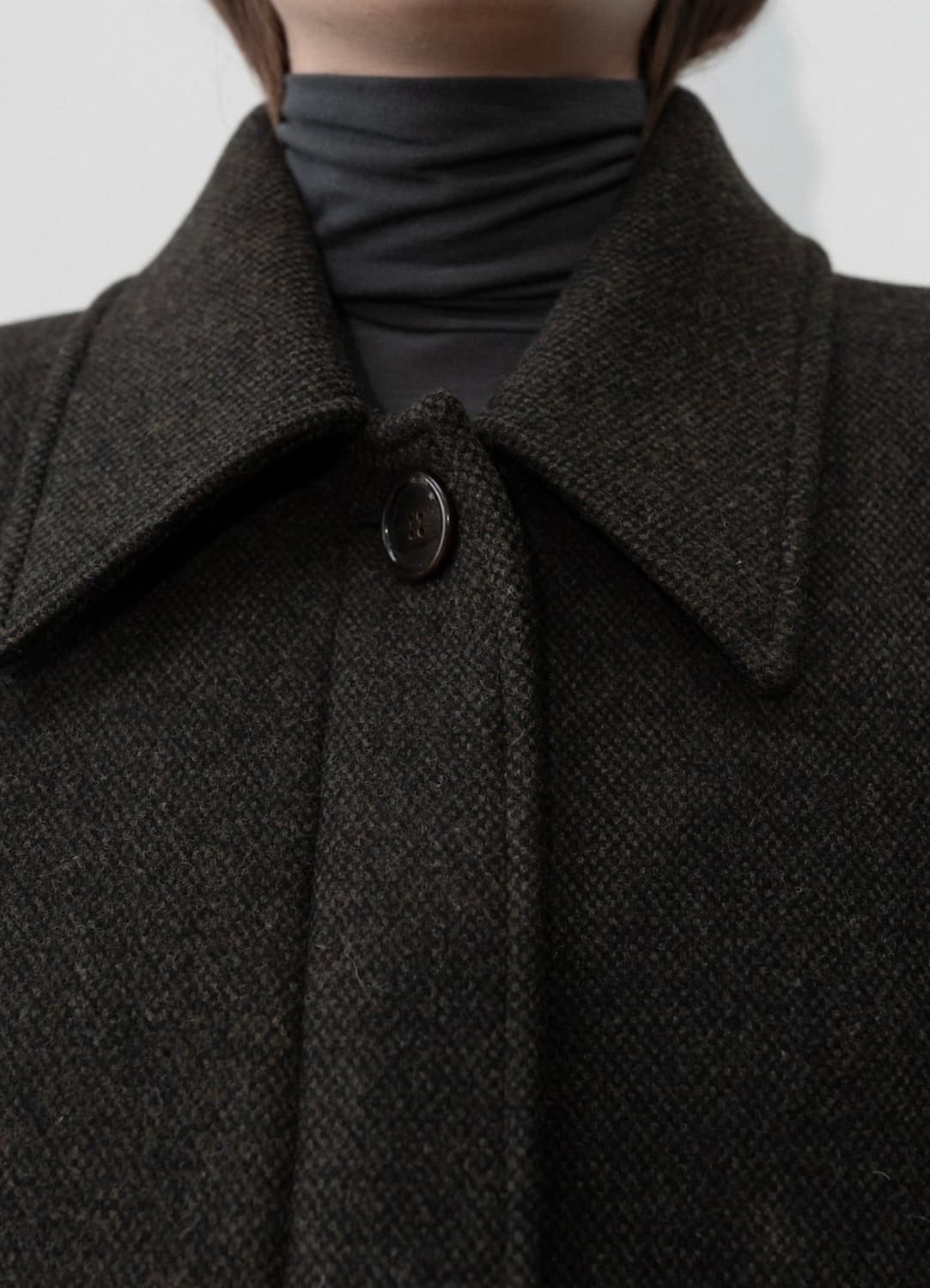 아모멘토 크롭코트 브라운 상품이미지3