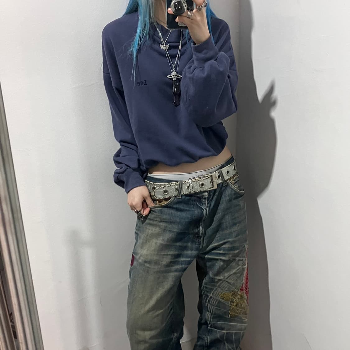 리 올드스쿨 맨투맨 상품이미지1