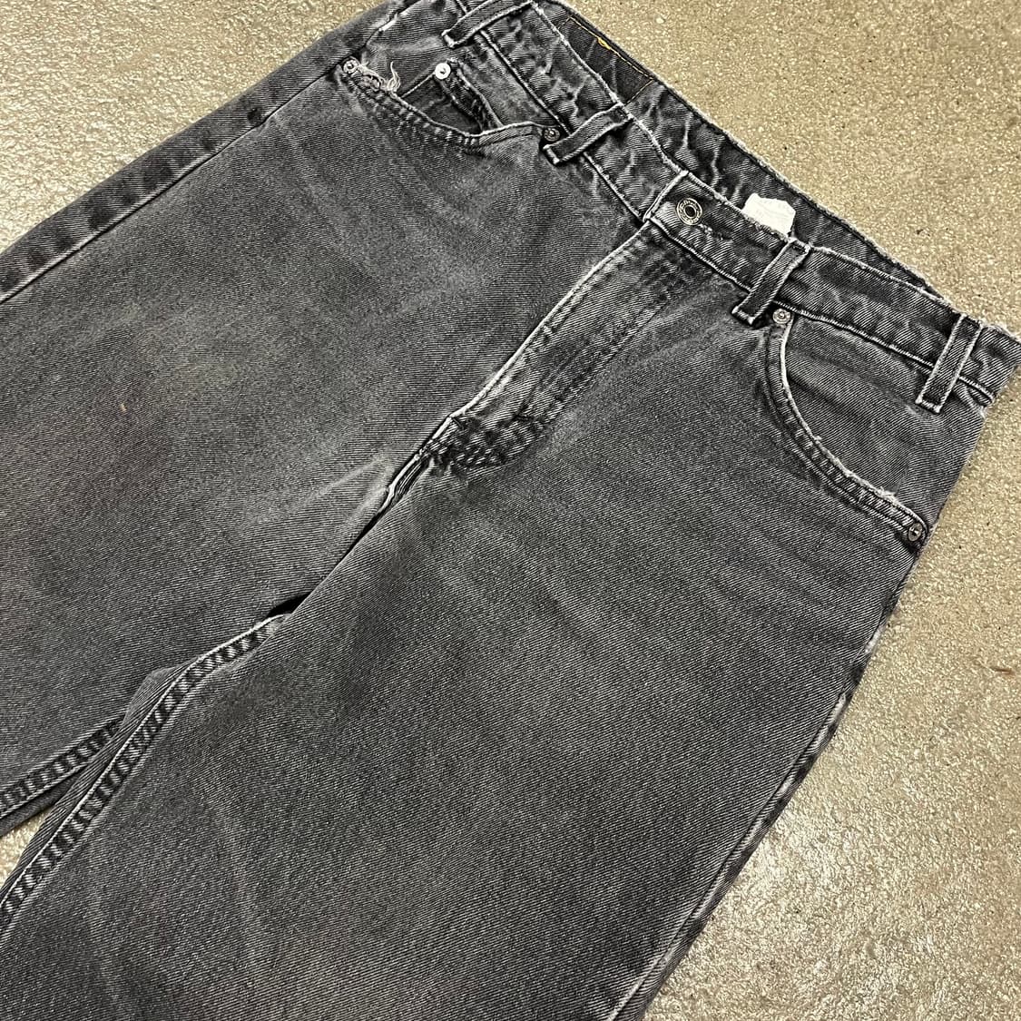 90s USA Levis550 블랙진 오렌지탭 (32“) 상품이미지5