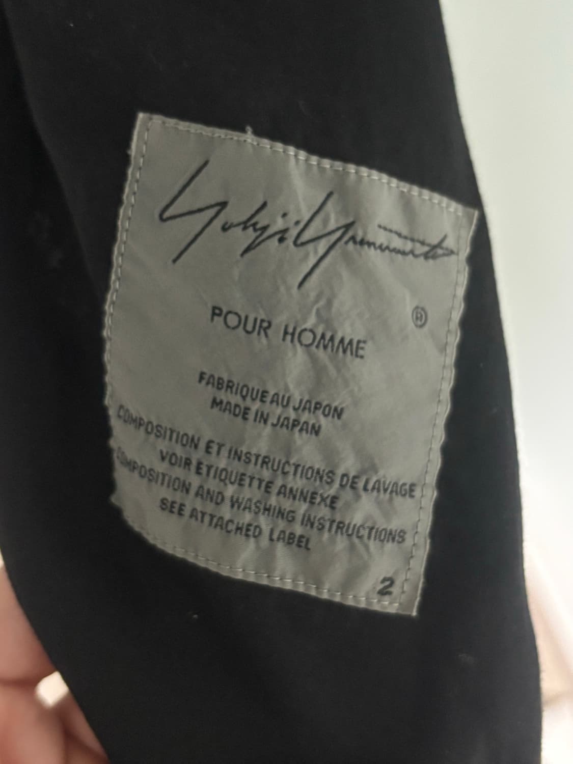 요지야마모토 뿌르옴므 롱셔츠 상품이미지3