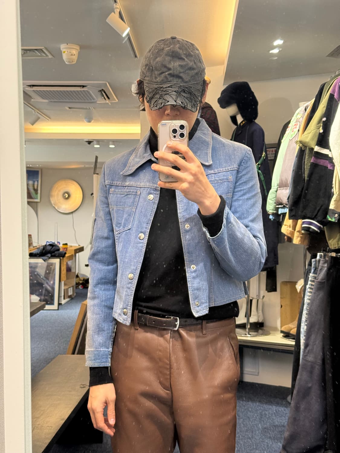 70s 빈티지 프랑스 데님 자켓  상품이미지4