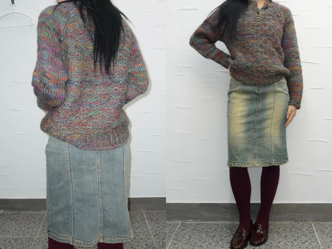 Vintage chunky knit 상품이미지2