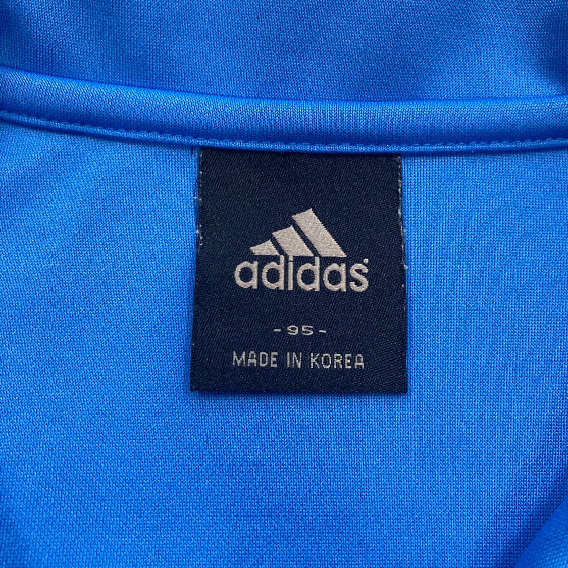 아디다스 블루 믹스 컬러 스몰 로고 트랙탑 져지 상품이미지3
