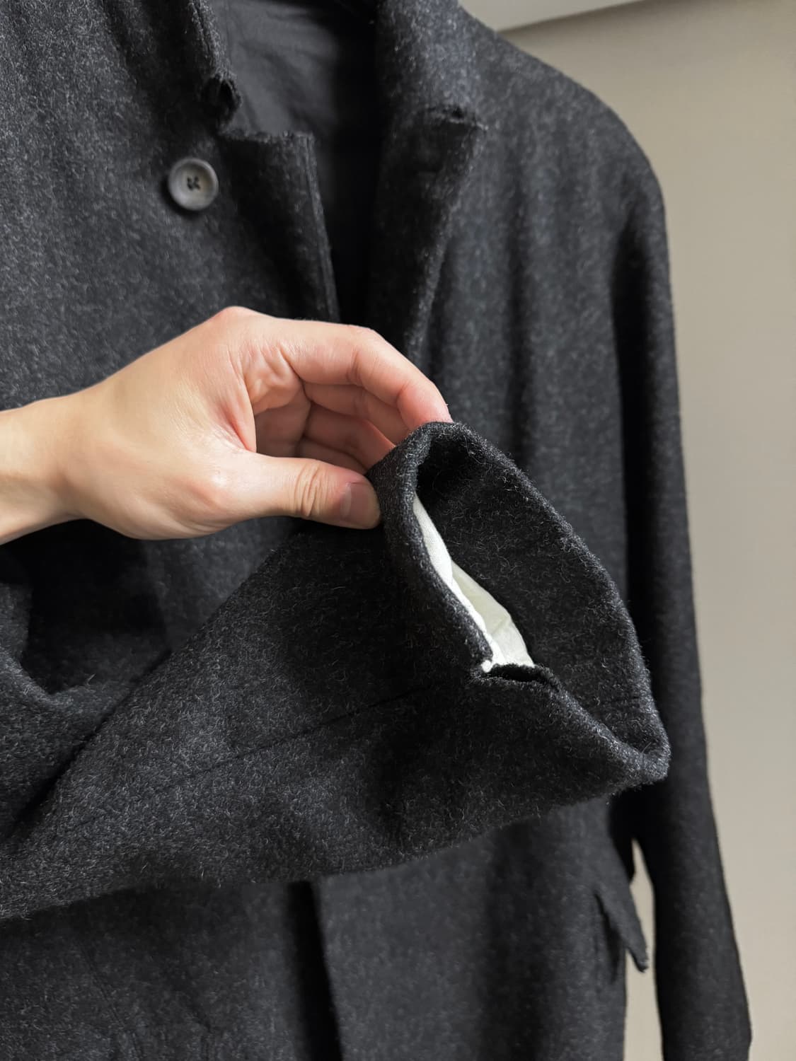 P.R.Patterson Raw Coat 상품이미지5