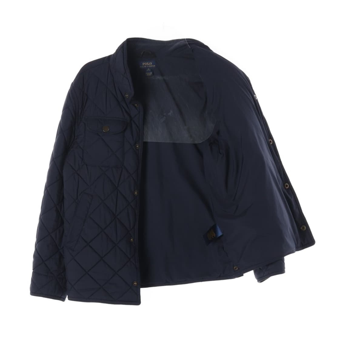 폴로 랄프로렌 클래식 네이비 퀼팅 자켓 M(10-12) 상품이미지2