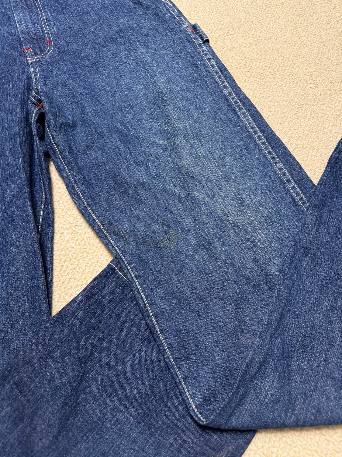 90s 랭글러 블루벨 데님 오버롤 상품이미지5