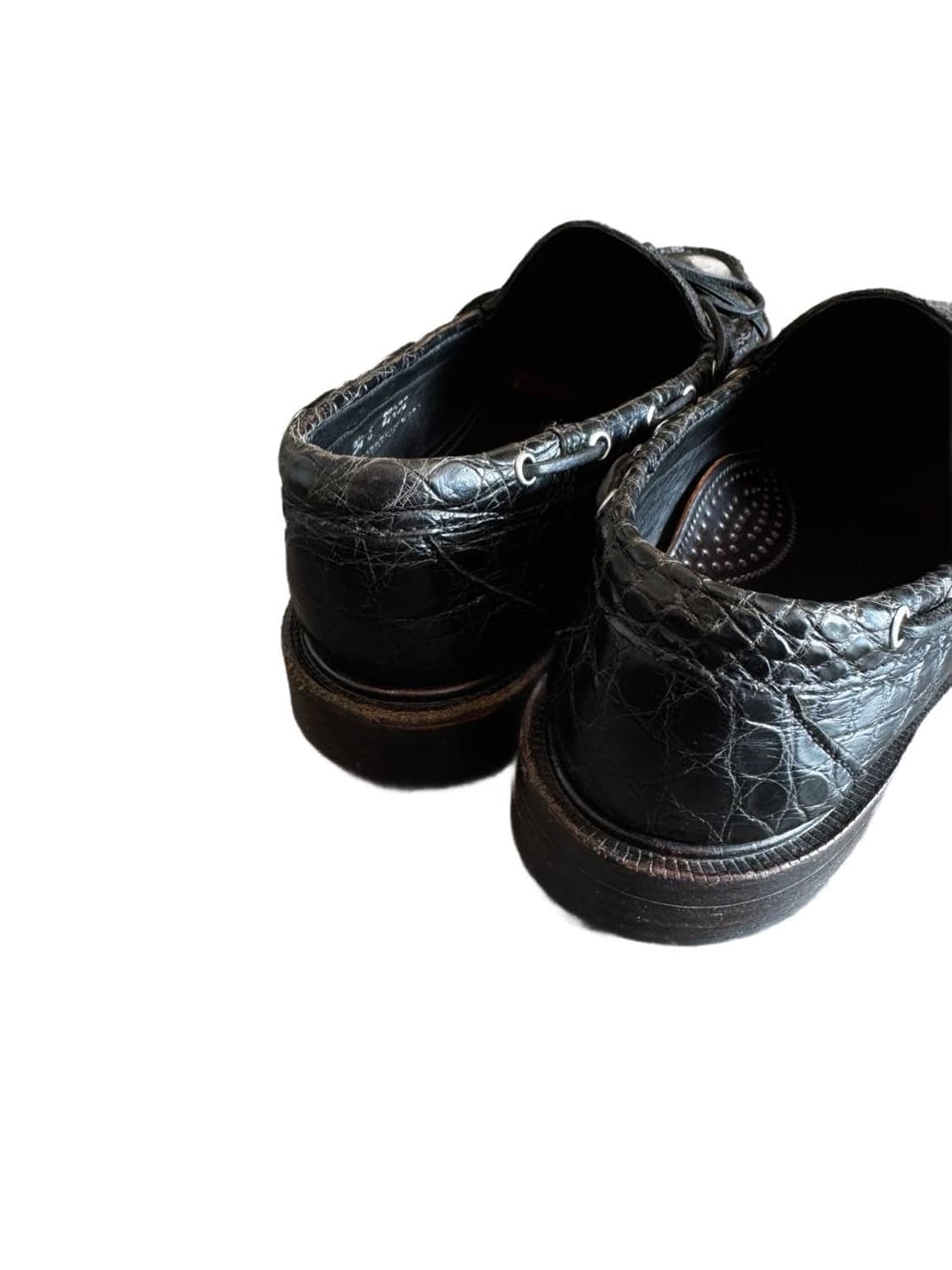 유케텐 악어가죽 보트슈즈 (260-265) 상품이미지4