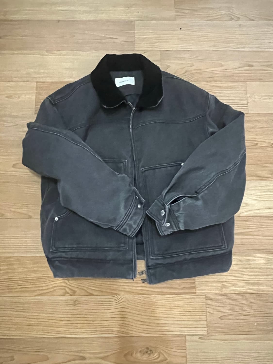 키뮤어 빈티지 워크 자켓 패딩 ver 상품이미지2