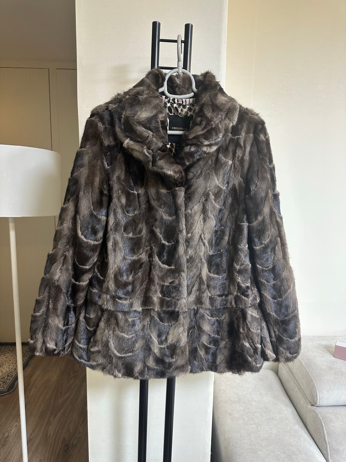 CROCODILE 크로커다일 여성 밍크 코트-95사이즈 상품이미지2