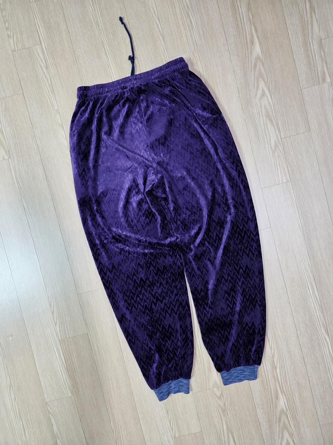 미쏘니 퍼플 자가드 패턴 셋업 상품이미지7