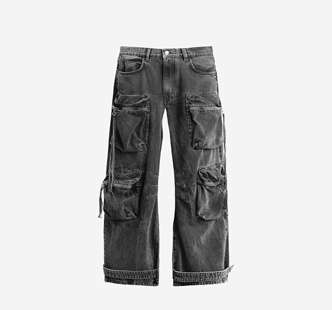 [38]자라 유틸리티 카고 포켓 진 상품이미지1