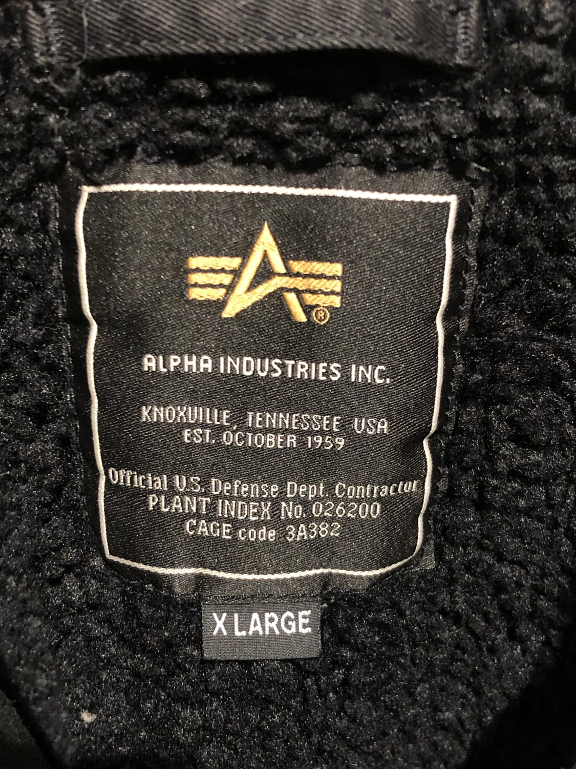 [8788]Alpha Industries Inc. black jacket 상품이미지3