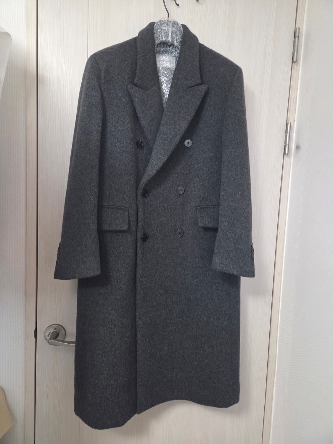 [M] 인사일런스 밍크 더블코트 상품이미지1