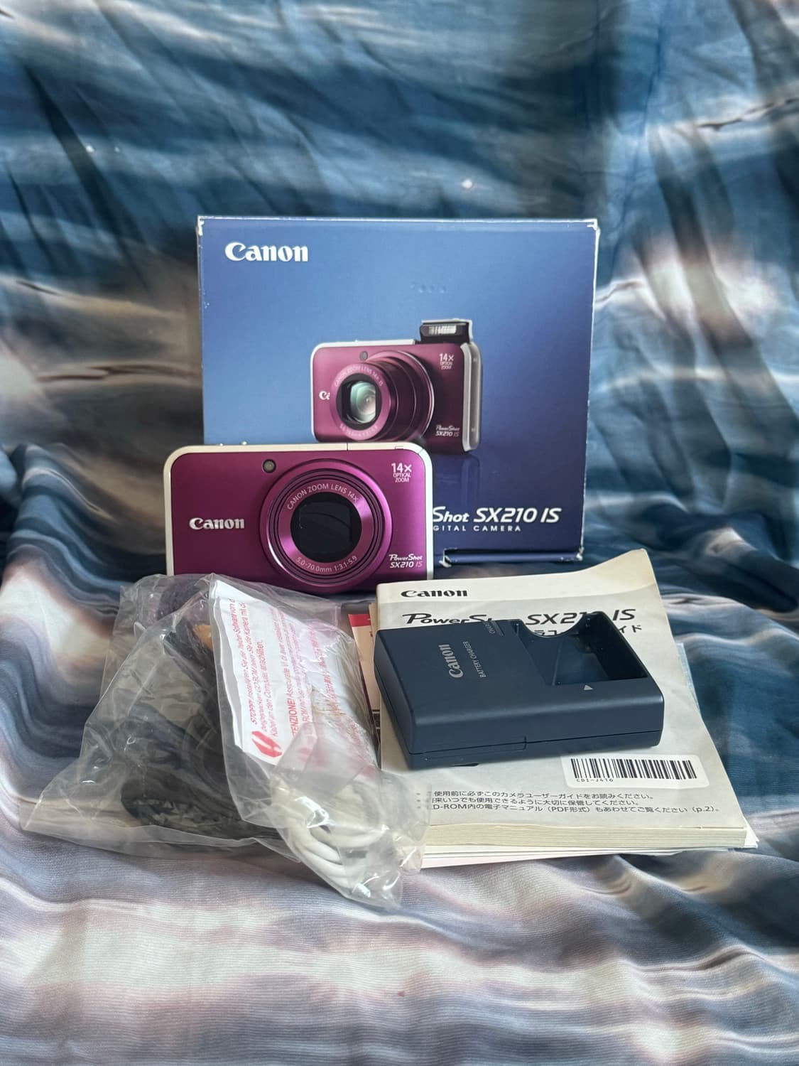 작례⭕️) 캐논 파워샷 sx210 is 카메라💜/풀박✨ 상품이미지1