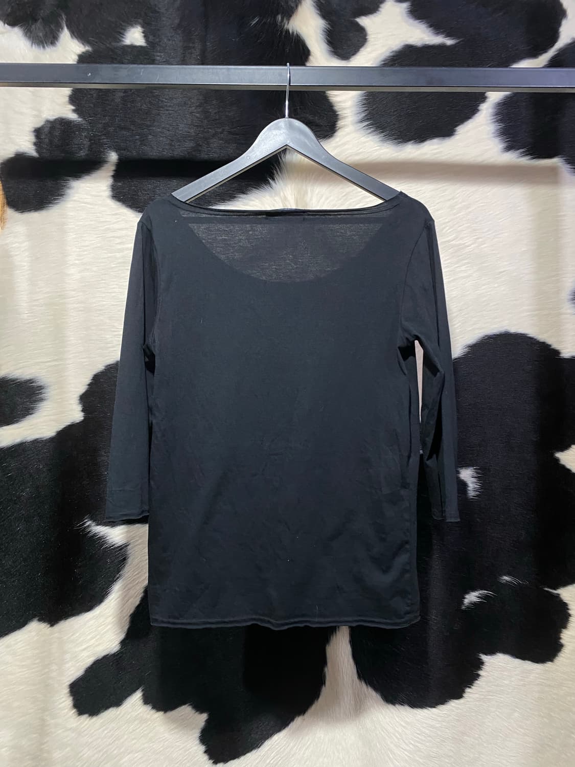 Wisdom 레오파드 스컬 7부 슬리브 상품이미지4