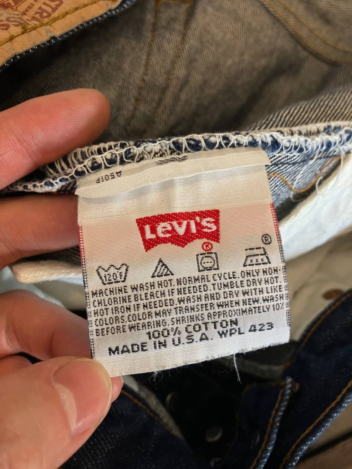 90s Levis 501 indigo jeans (33) p5 상품이미지5