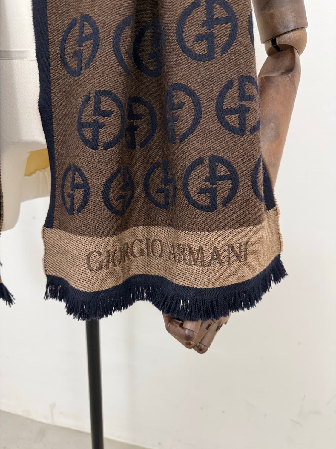 Giorgio Armani 100% Lana Wool muffler 상품이미지7