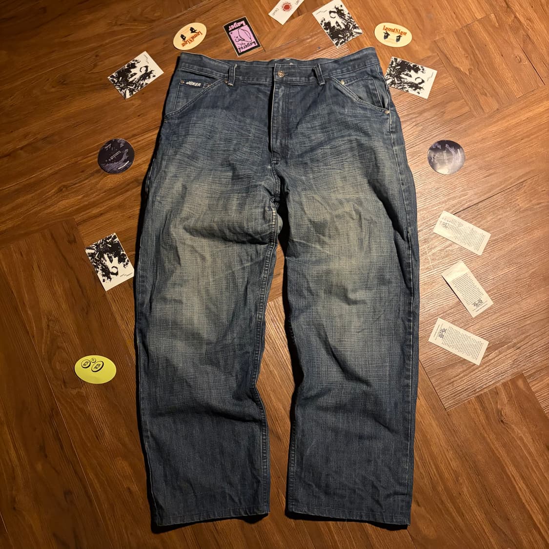 00s Joker wide washed denim pants 상품이미지1