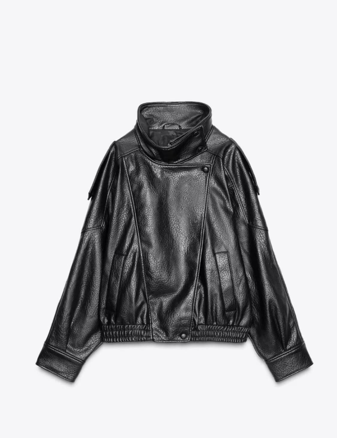 자라 생로랑 맛 페이크 레더 L 상품이미지1