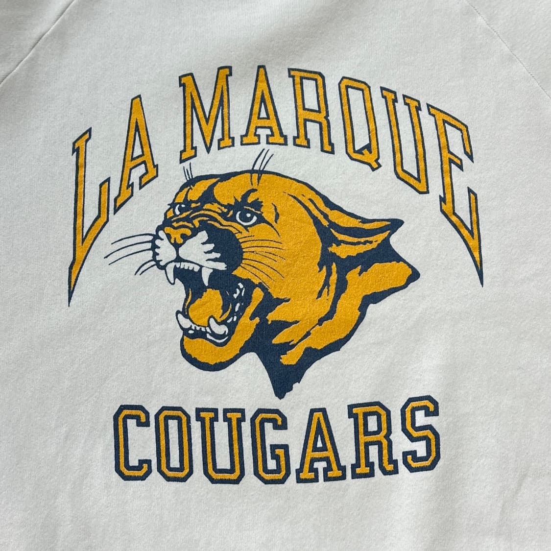 80s USA 저지스 쿠거스 빈티지 스웻셔츠 L 상품이미지3