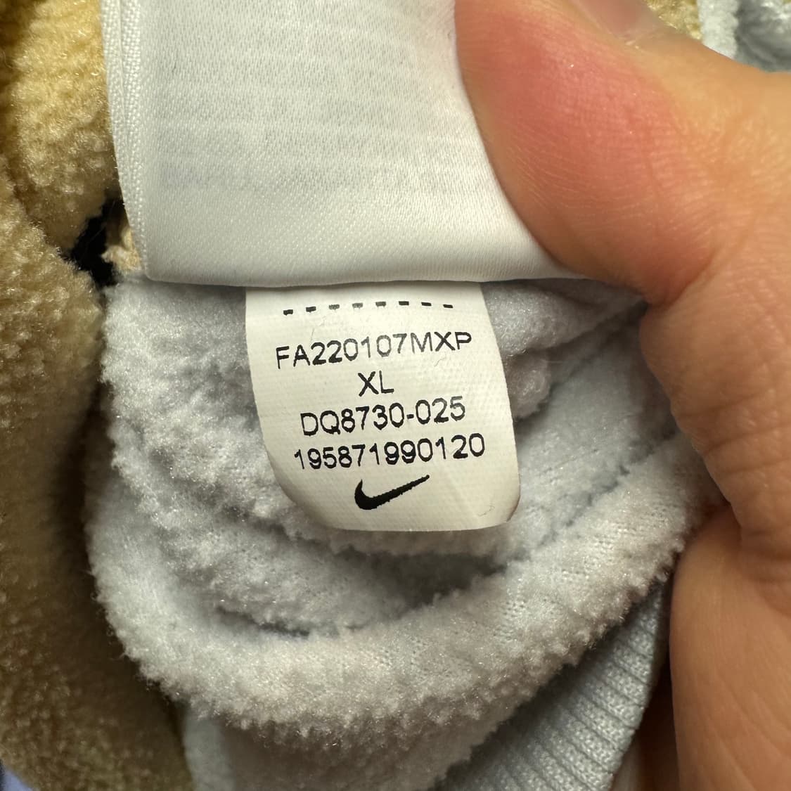 나이키 후리스 아노락 티셔츠 상품이미지4