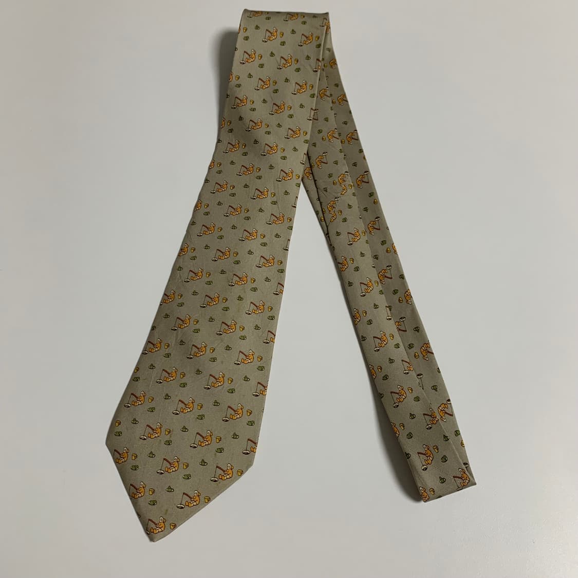 에르메스(HERMES) 명품 빈티지넥타이 A등급 9.2cm 100실크 상품이미지8