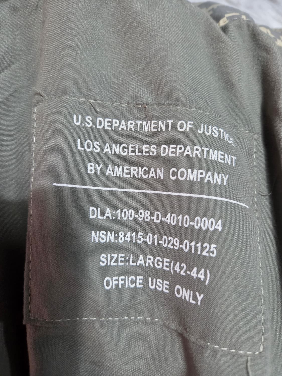 미군 USA 밀리터리 우드랜드 조끼 L 상품이미지4