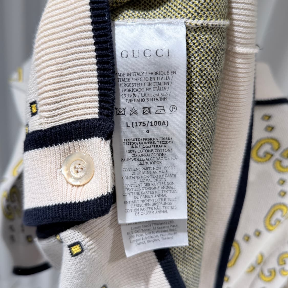 (S/L) / 구찌 GG 로고 코튼 볼링 반팔 셔츠 자켓 상품이미지6