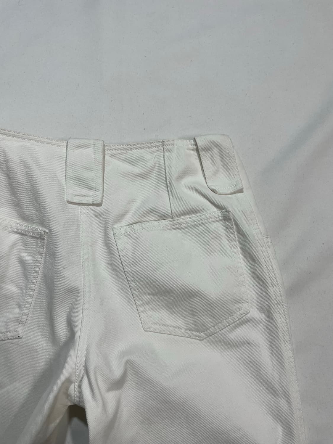 샤넬 01ss 화이트 데님 팬츠 상품이미지5