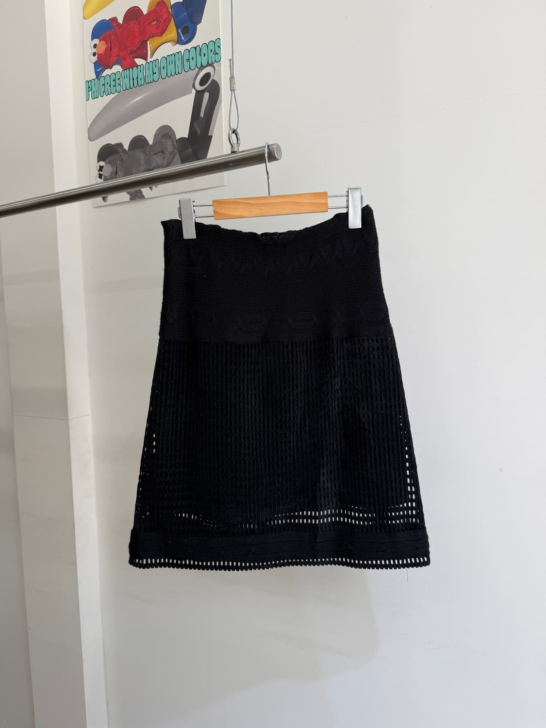 JAPANESE BRAND (Made in Japan) 펀칭 시스루스커트 상품이미지4