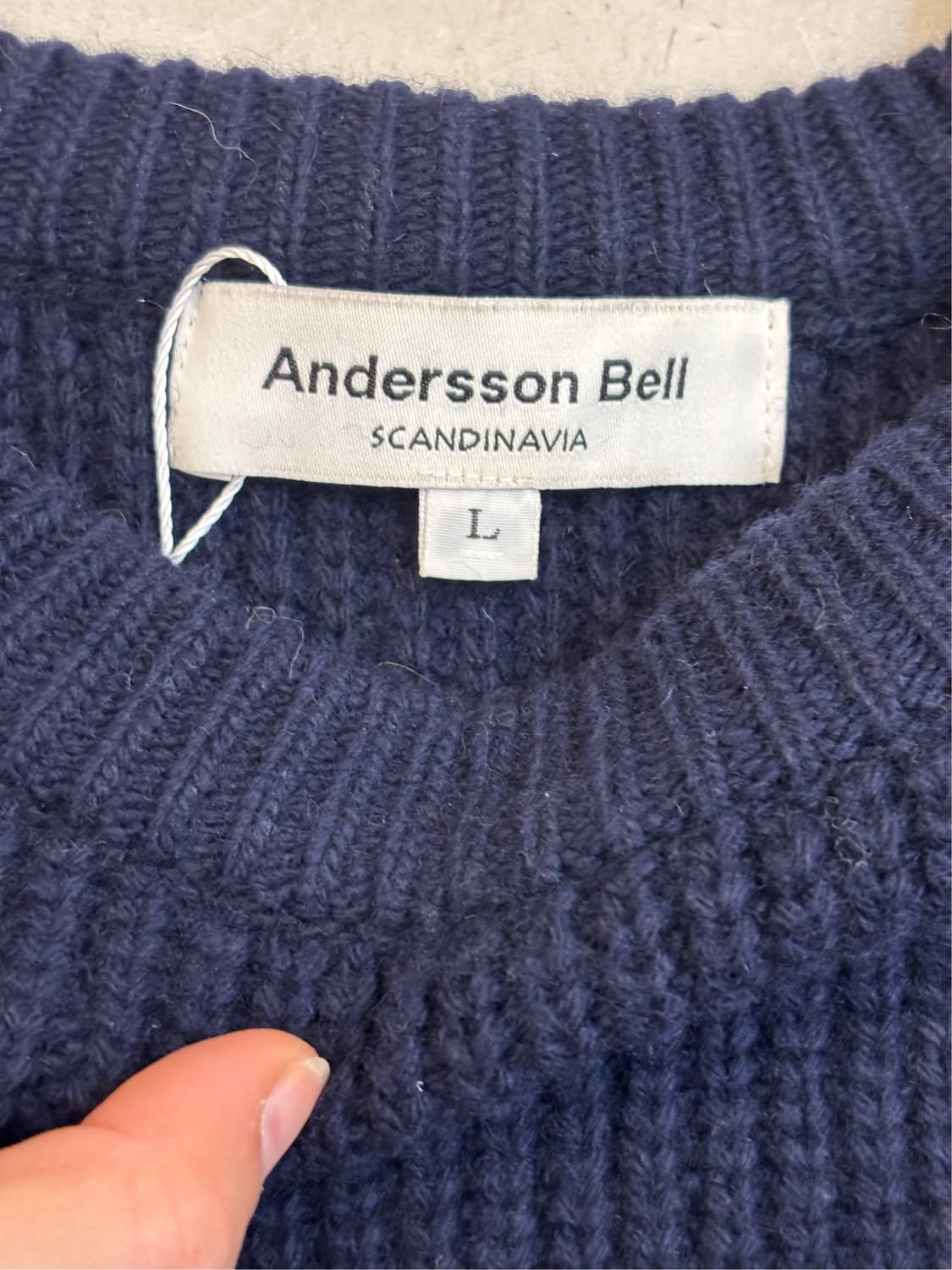 앤더슨벨 울 블렌드 니트 스웨터 상품이미지3