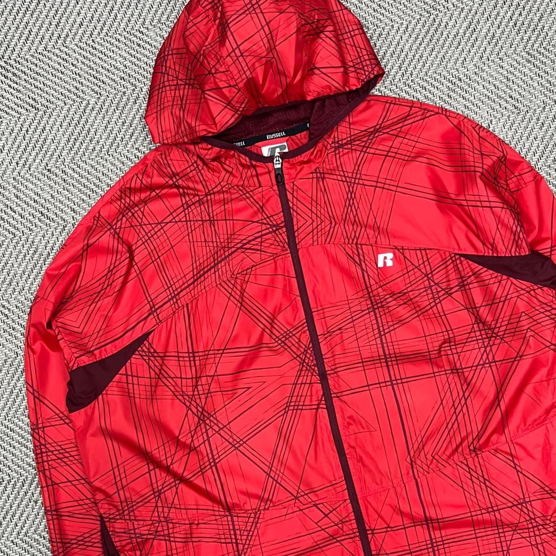 러셀 패턴 바람막이 v0725 상품이미지3