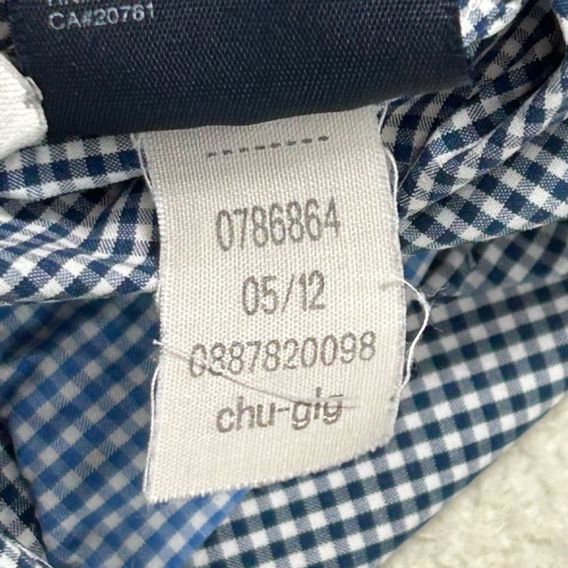 타미힐피거 커스텀핏 깅엄 체크 긴팔 셔츠 S 상품이미지8