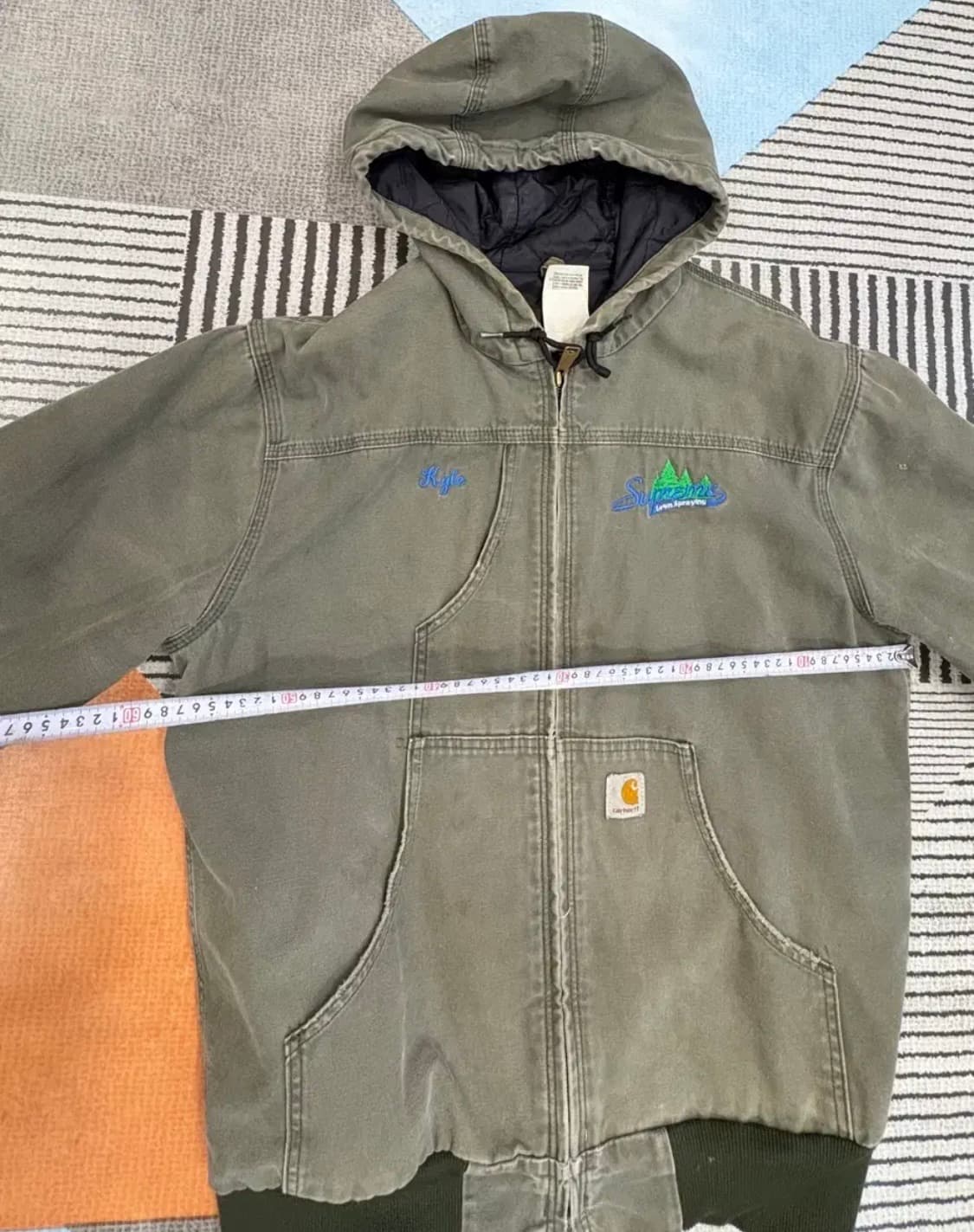 칼하트 supreme J318 워크자켓 상품이미지8