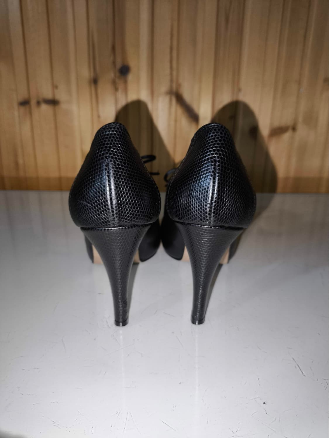 245mm 금강 발렌시아가 레이스업 펌프스 구두 힐 9cm  상품이미지8