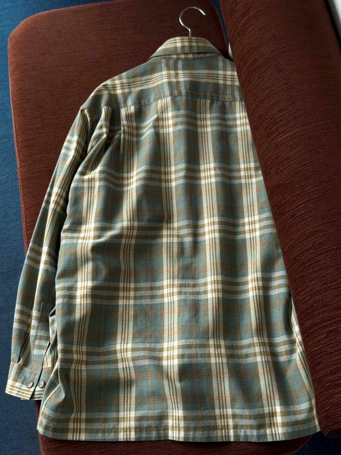 Cotton poly multi check design shirt 상품이미지8