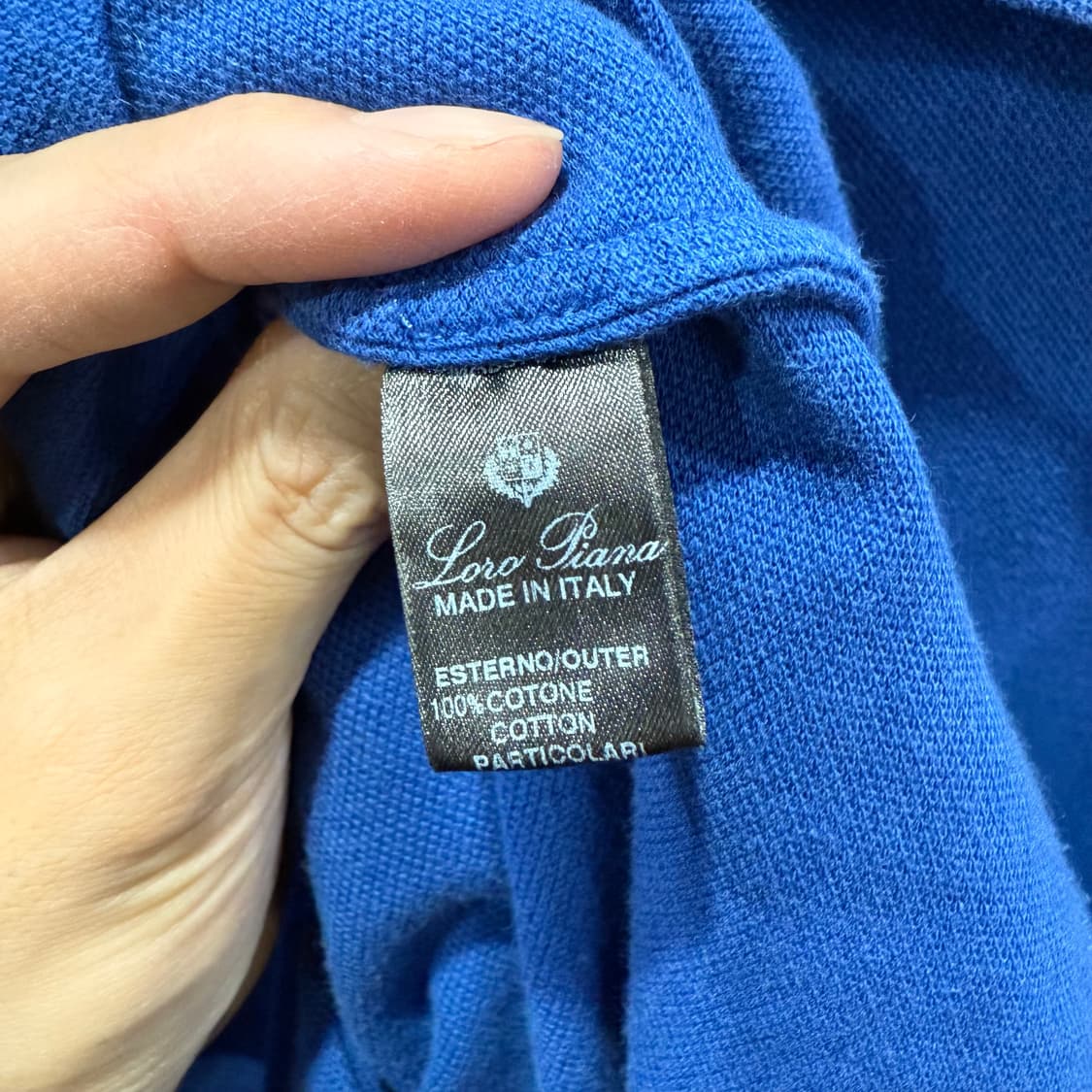 L 로로피아나 Loro Piana 긴팔 카라 티셔츠 상품이미지5