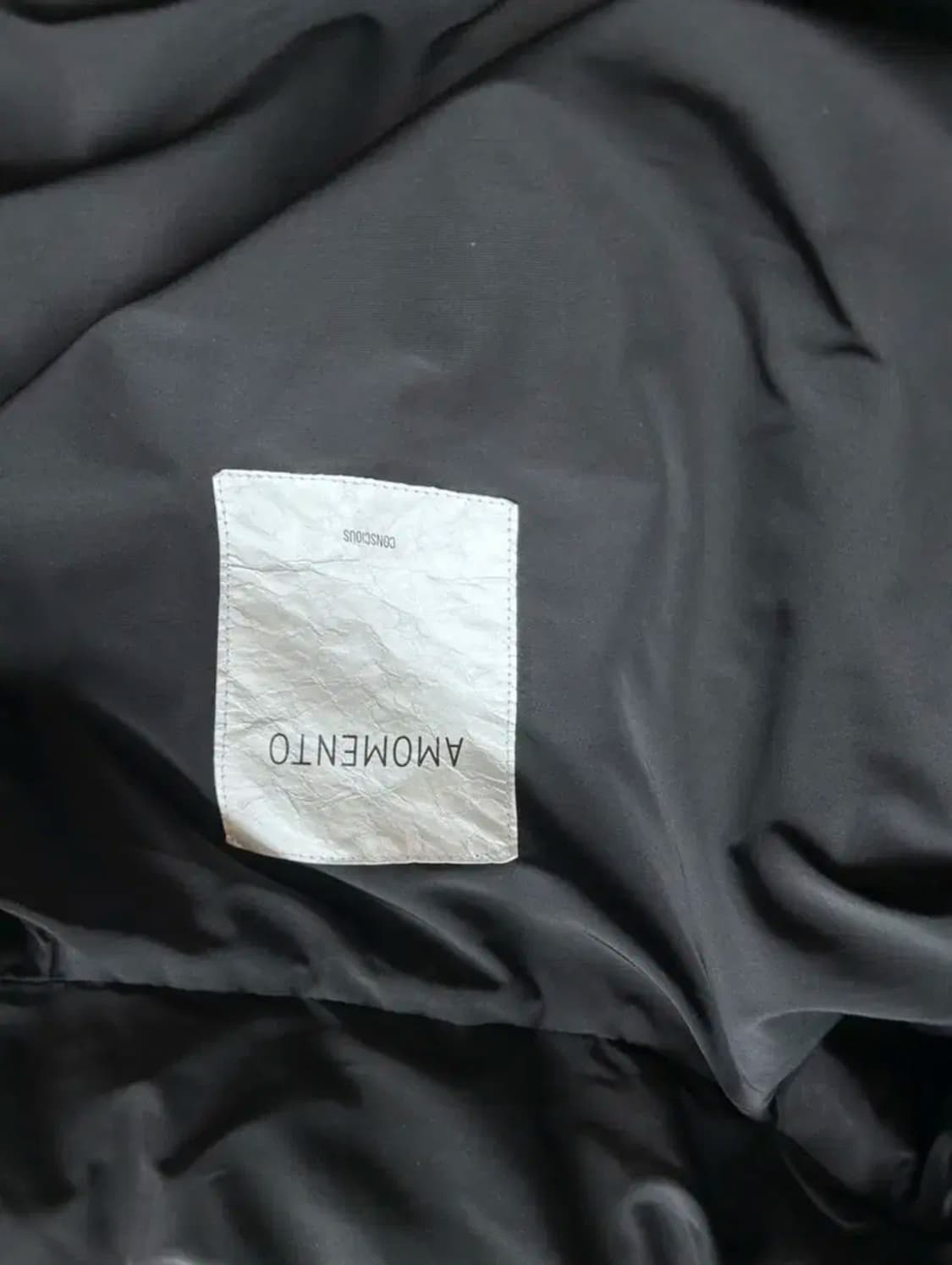 아모멘토 패딩 L 비건 레더 리버시블 상품이미지4