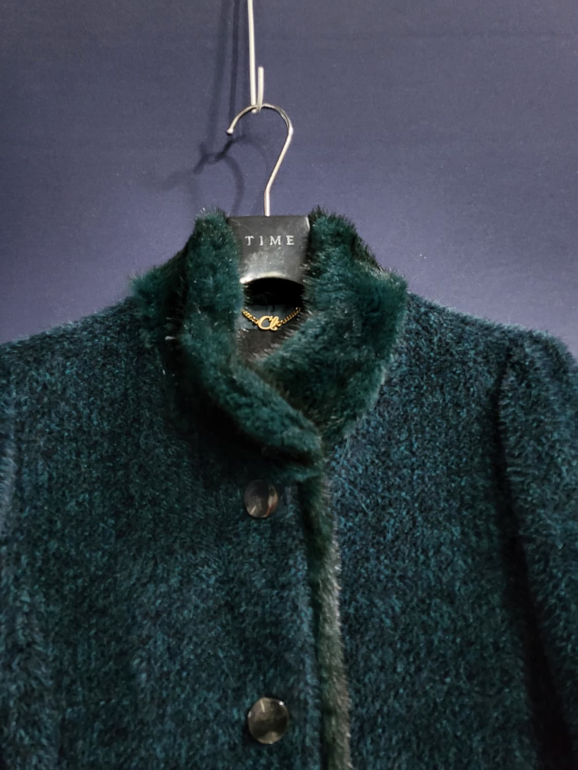 크로커다일 수리알파카 머스카렛 트리밍 자켓 상품이미지2