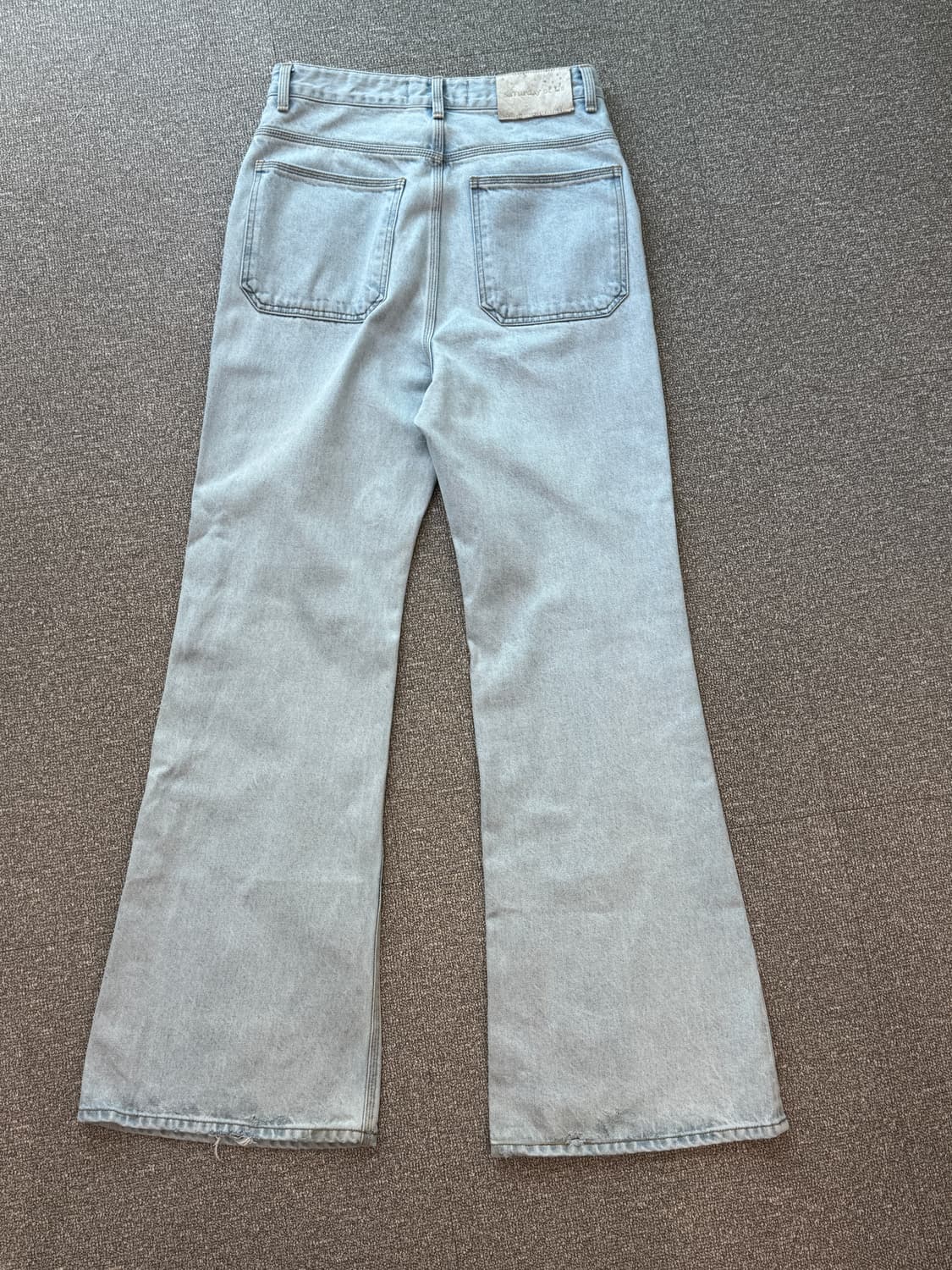 STU 플레어 데님팬츠 S 연청  상품이미지5